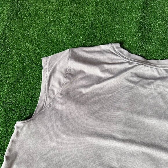 Columbia Cap Sleeve Gym Running Training Lightweight Shirt Top Round Neck Size L - Picture 13 of 14